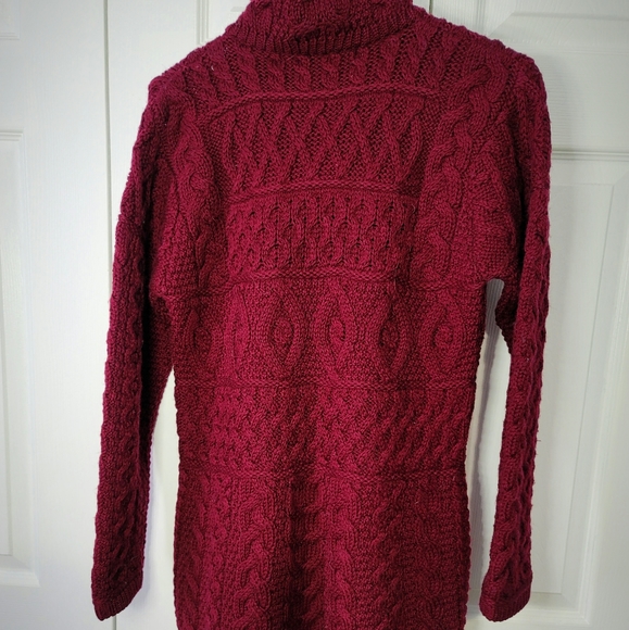 Carigan / Zippered Sweater 100% wool - Picture 2 of 6